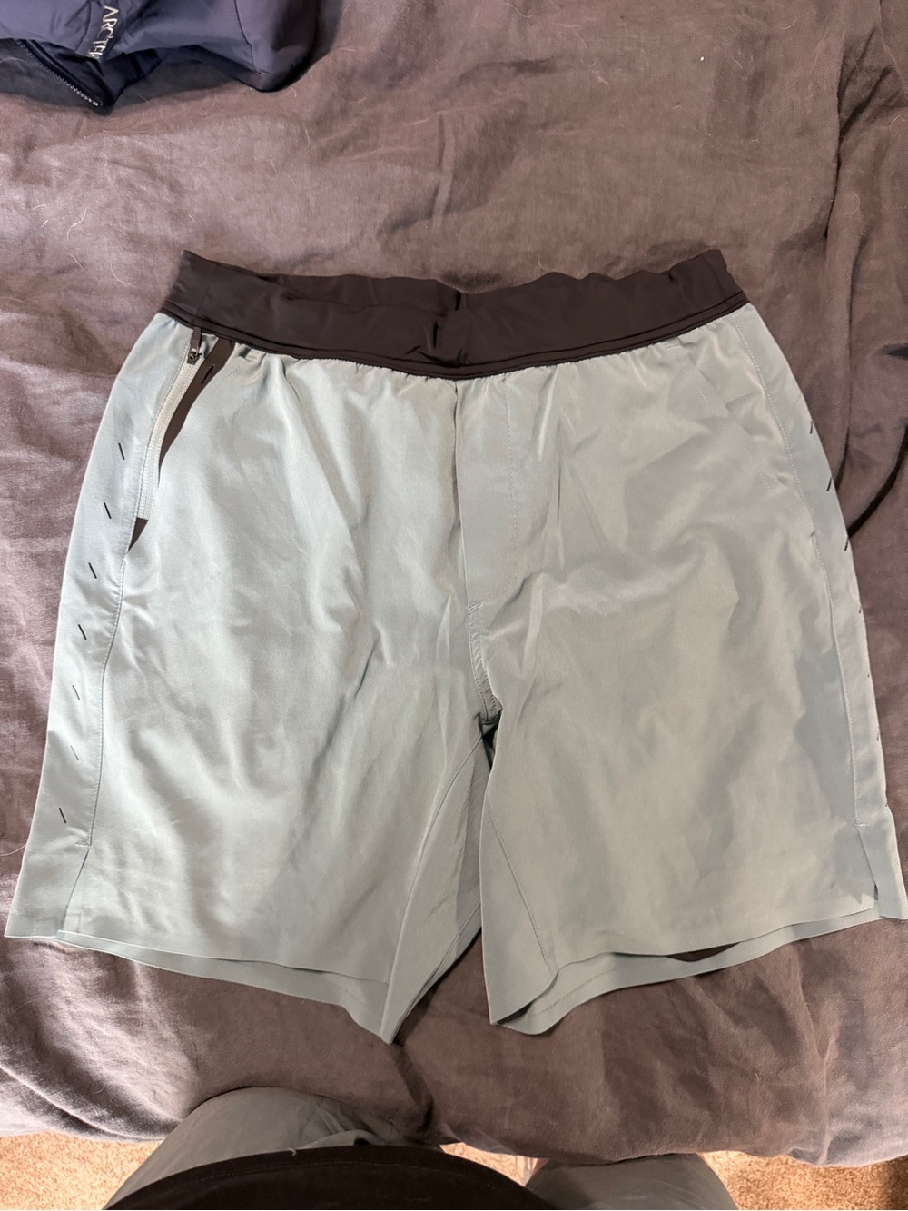 Ten Thousand Men's Athletic Shorts in Light Gray with Black Waistband